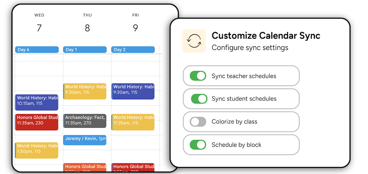 Make school calendars complete & reliable